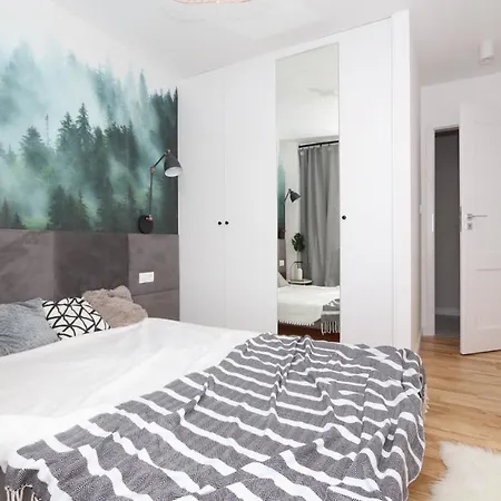 Romaszewskiego Zoliborz Bedroom Pokoj Metro Varšava