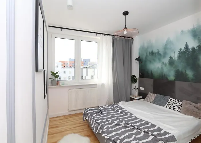 Romaszewskiego Zoliborz Bedroom Pokoj Metro *