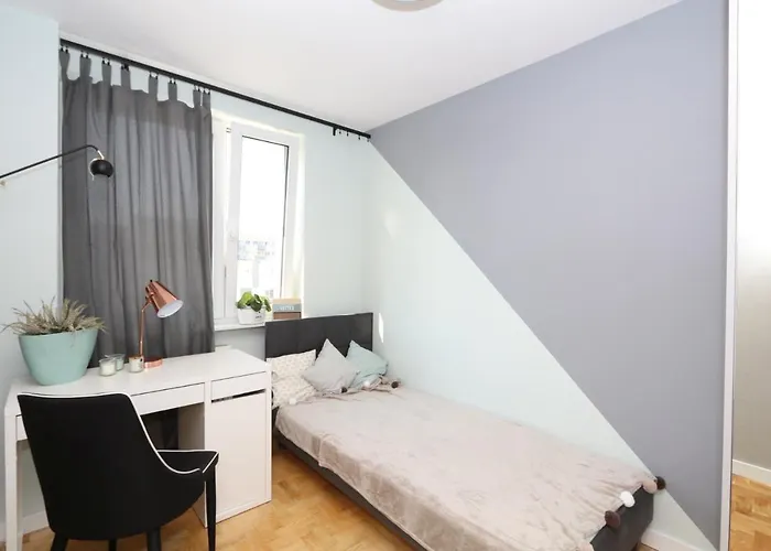 Romaszewskiego Zoliborz Bedroom Pokoj Metro *