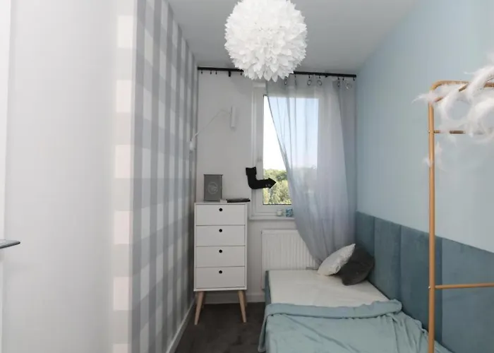 Homestay szállás Romaszewskiego Zoliborz Bedroom Pokoj Metro